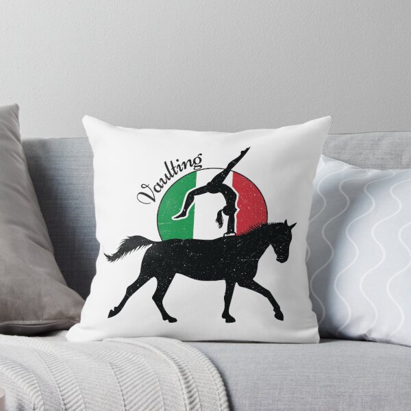 Item preview, Vintage Horse Vaulting Sport Italian Flag designed and sold by dass-art.