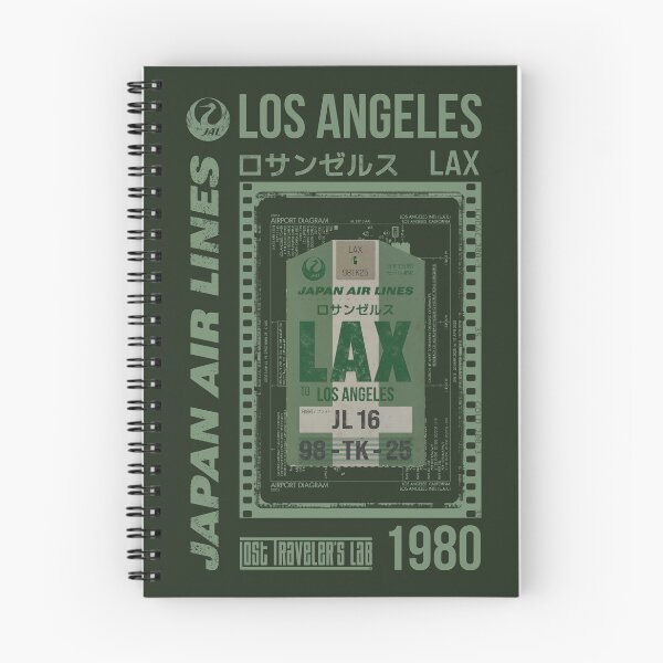 Item preview, Los Angeles vintage Jal tag designed and sold by LostTravelersLab.