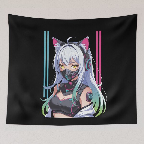 Item preview, Futuristic Cyberpunk Girl designed and sold by MooonTees.