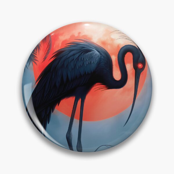 Item preview, Gothic Dark Heron 2 designed and sold by Gypsykiss.