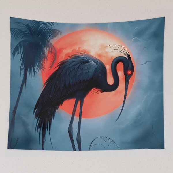 Item preview, Gothic Dark Heron 2 designed and sold by Gypsykiss.