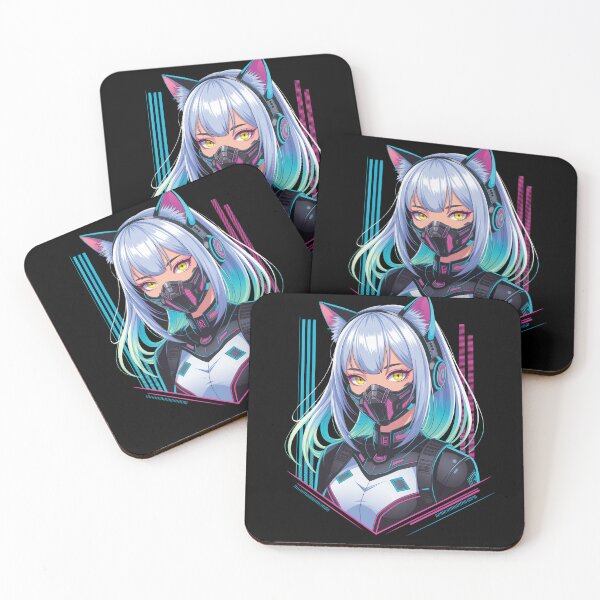 Item preview, Cyberpunk Girl Cat Ears designed and sold by MooonTees.