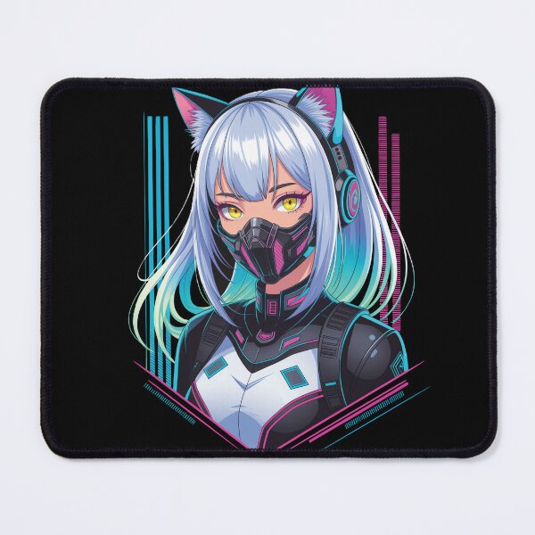 Item preview, Cyberpunk Girl Cat Ears designed and sold by MooonTees.