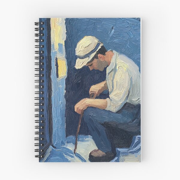 Item preview, Electrician | Post-impressionist painting style designed and sold by ComicsFactory.