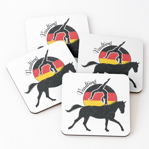 Item preview, Vintage Horse Vaulting Sport Germany Flag designed and sold by dass-art.