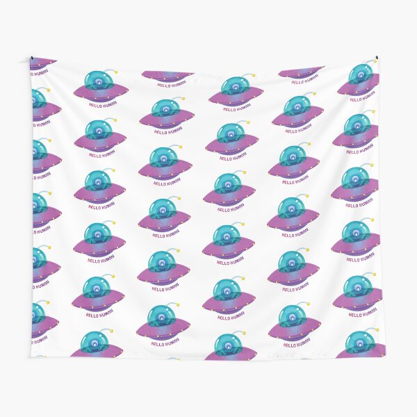 Item preview, Hello Human UFO designed and sold by the-craft-shop.