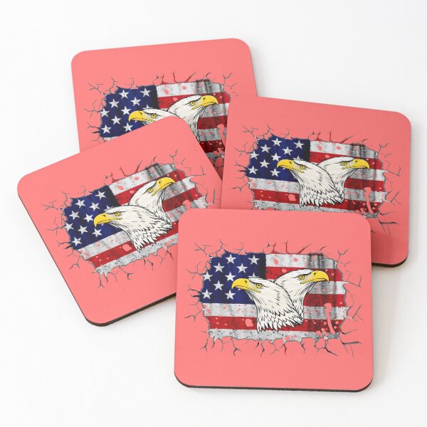 Item preview, AMERICAN EAGLES (#FF6666) designed and sold by Marlon Oseguera.