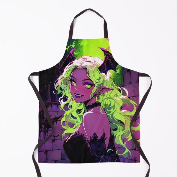 Item preview, Neon Witchy Vampire Anime Girl designed and sold by bubblegoth.
