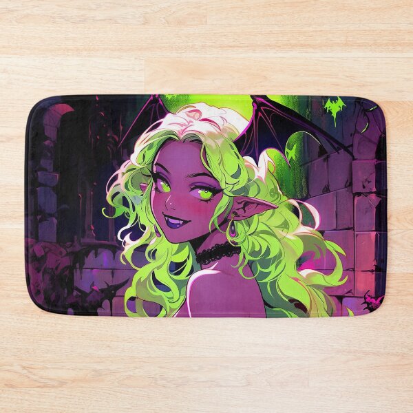 Item preview, Neon Witchy Vampire Anime Girl designed and sold by bubblegoth.