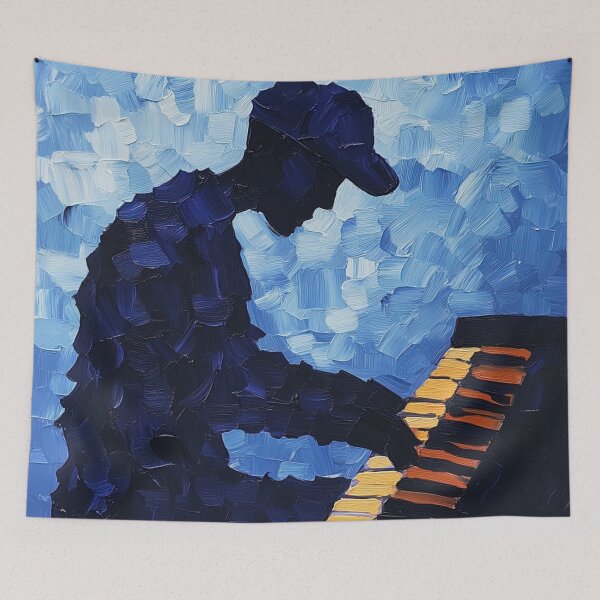 Item preview, Electronic music | Post-impressionist painting style designed and sold by ComicsFactory.