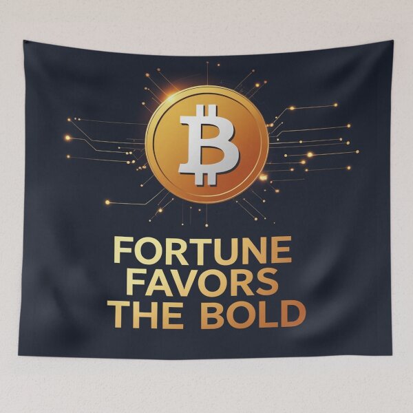 Item preview, Fortune favors the bold designed and sold by Motivated Sensei.