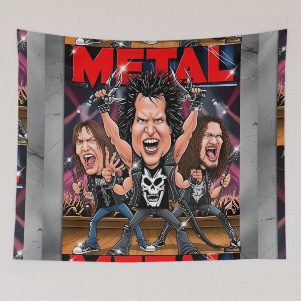 Item preview, Heavy Metal concert Madness – Cartoon Rock Legends on stage designed and sold by Atarac.