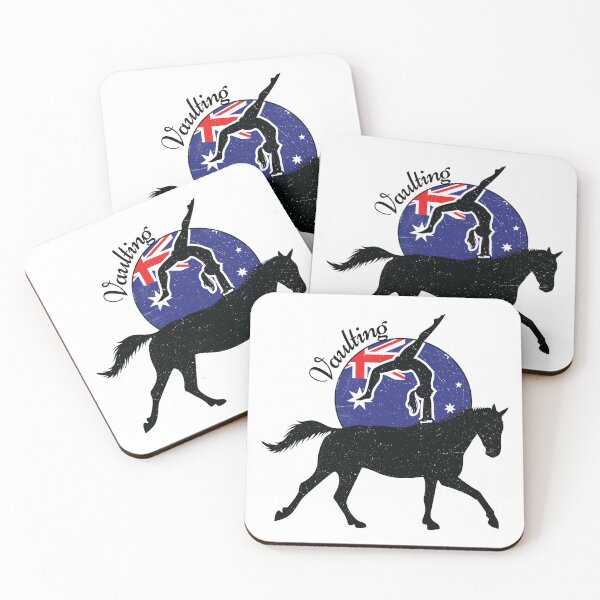 Item preview, Vintage Horse Vaulting Sport Australia Flag designed and sold by dass-art.