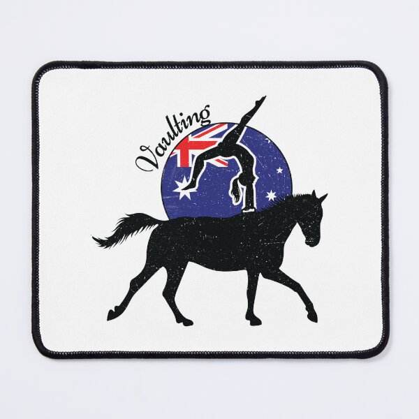 Item preview, Vintage Horse Vaulting Sport Australia Flag designed and sold by dass-art.