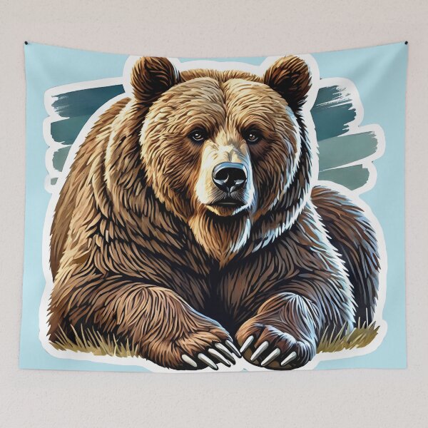 Artikelvorschau, Grizzly-Kunst Nr. 70 | Grizzly-Liebhaber entworfen und verkauft von ksgraphics222.