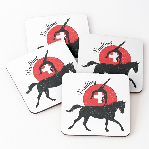 Item preview, Vintage Horse Vaulting Sport Switzerland Flag designed and sold by dass-art.