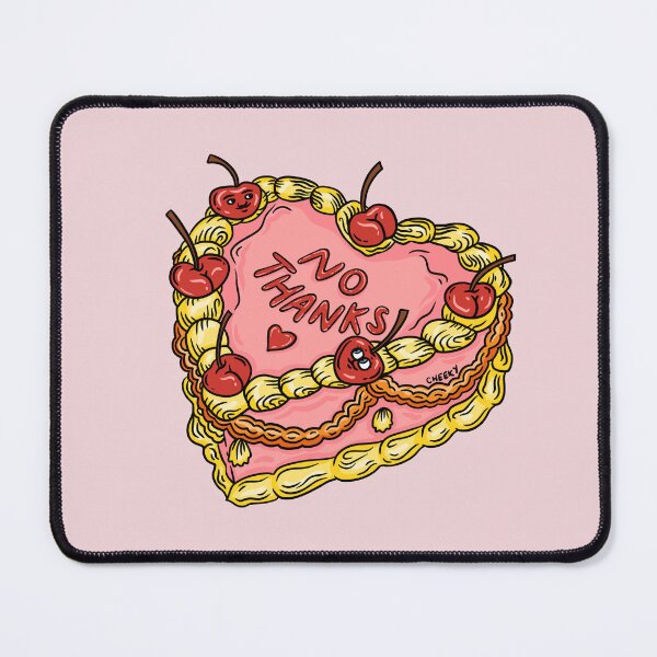 Item preview, No Thanks Cherry Cake designed and sold by CheekyArtStudio.