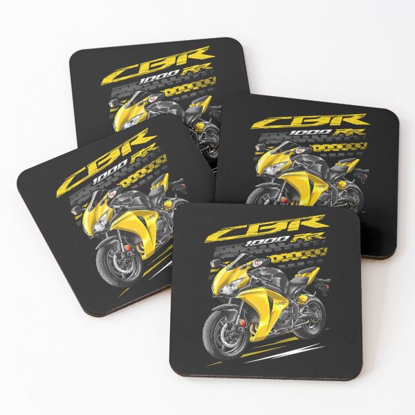 Item preview, Honda CBR1000RR 2008 (Pearl Yellow & Black) for Motorcycle Riders designed and sold by MotoApparelHub.