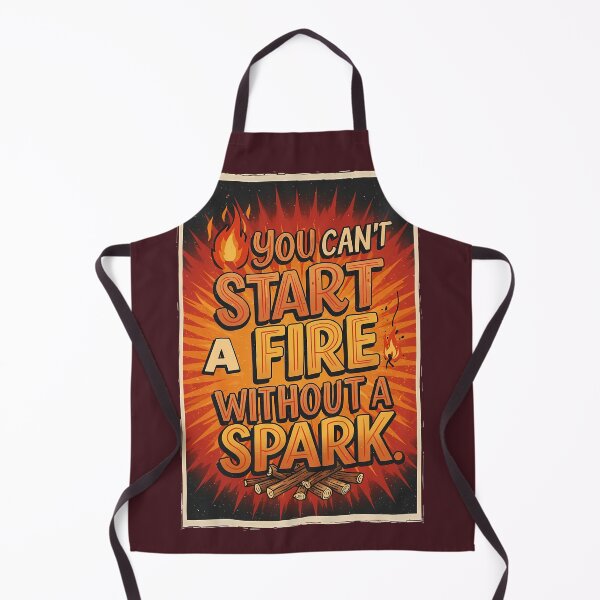 Item preview, You can't start a fire without a spark. designed and sold by sing-it-out.