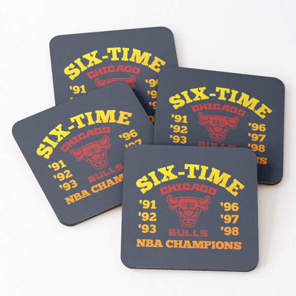Item preview, Chicago Bulls: 6-Time NBA Champions designed and sold by pineconebutter.