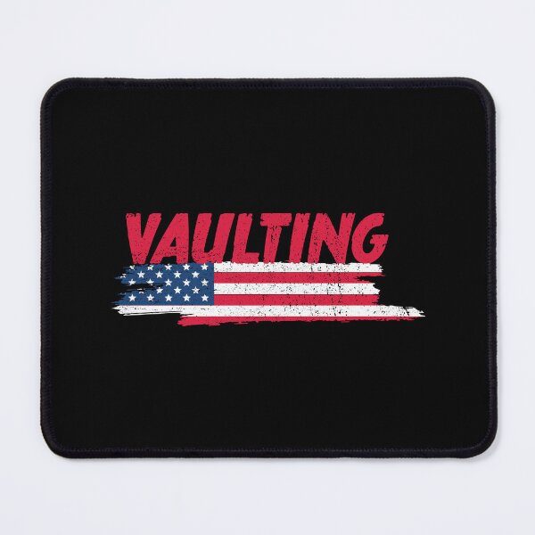 Item preview, Vintage Horse Vaulting Sport Text American Flag designed and sold by dass-art.