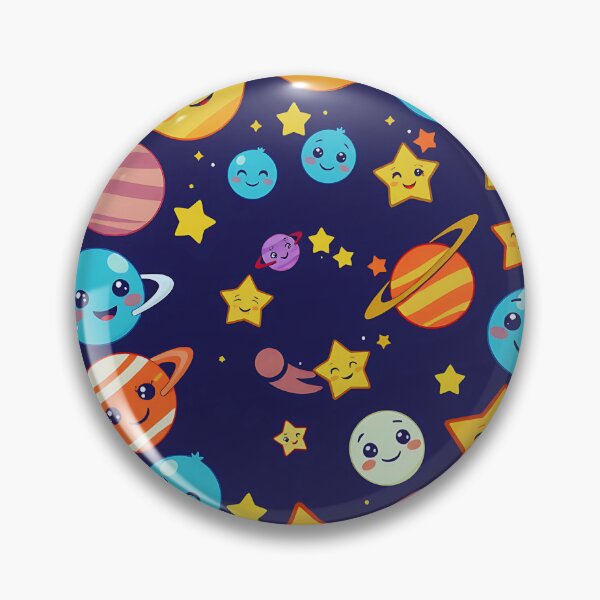 Item preview, Cute Solar System Design - Smiling Planets and Stars  designed and sold by likeforcode.