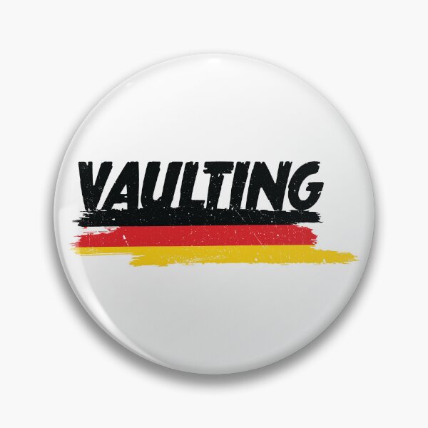 Item preview, Vintage Horse Vaulting Sport Text German Flag designed and sold by dass-art.