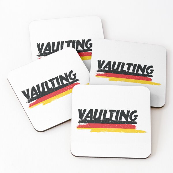 Item preview, Vintage Horse Vaulting Sport Text German Flag designed and sold by dass-art.