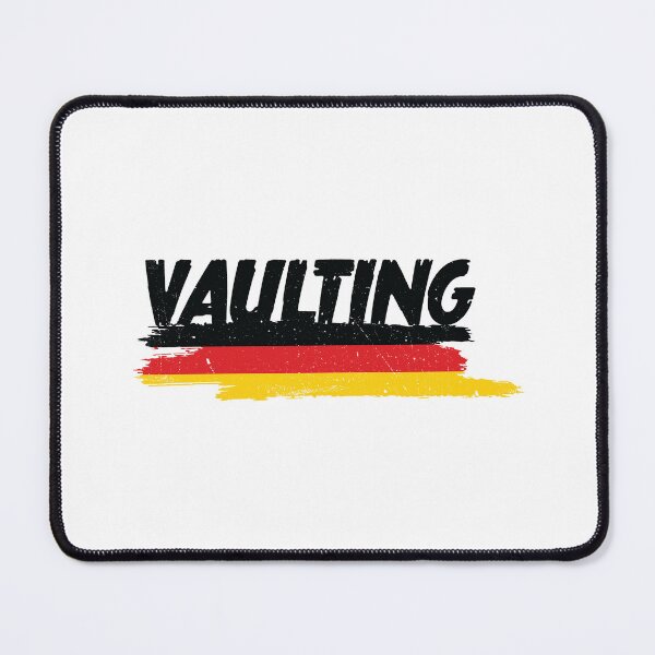 Item preview, Vintage Horse Vaulting Sport Text German Flag designed and sold by dass-art.