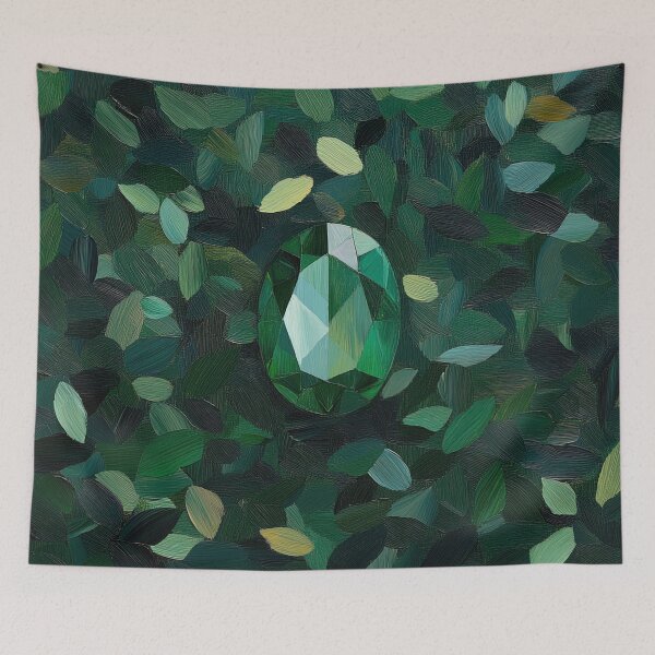 Item preview, Emerald jewel | Post-impressionist painting style designed and sold by ComicsFactory.