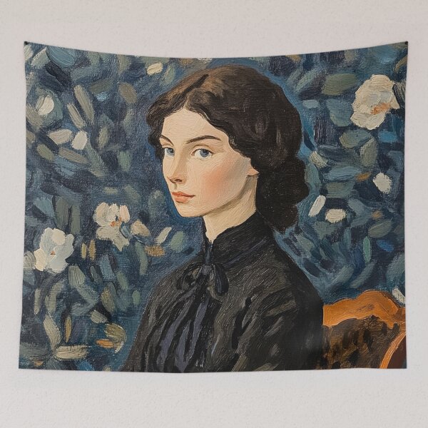 Item preview, Emily Bronte | Post-impressionist painting style designed and sold by ComicsFactory.
