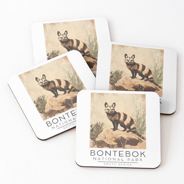 Item preview, A Vintage Illustration of Bontebok National Park - South Africa designed and sold by GoodOldVintage.