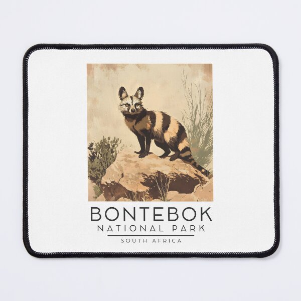 Item preview, A Vintage Illustration of Bontebok National Park - South Africa designed and sold by GoodOldVintage.