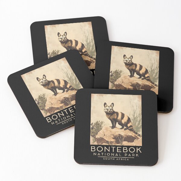Item preview, A Vintage Illustration of Bontebok National Park - South Africa designed and sold by GoodOldVintage.