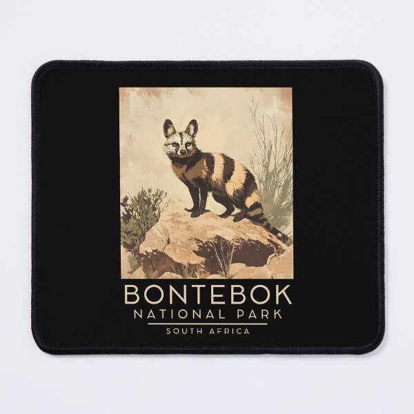 Item preview, A Vintage Illustration of Bontebok National Park - South Africa designed and sold by GoodOldVintage.