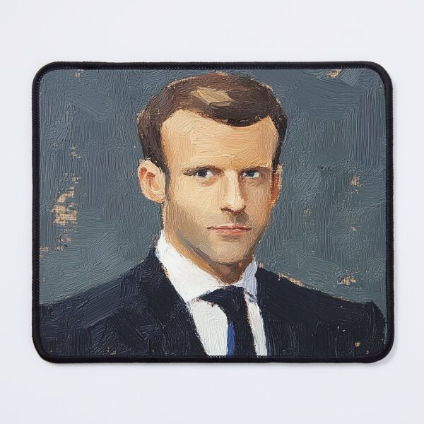 Item preview, Emmanuel Macron | Post-impressionist painting style designed and sold by ComicsFactory.