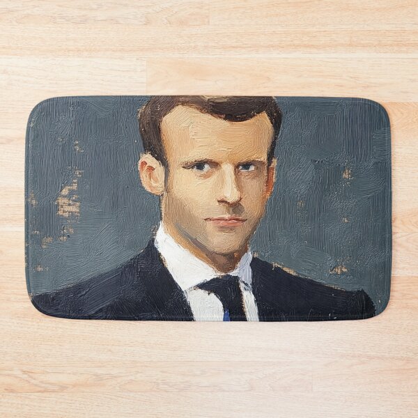 Item preview, Emmanuel Macron | Post-impressionist painting style designed and sold by ComicsFactory.