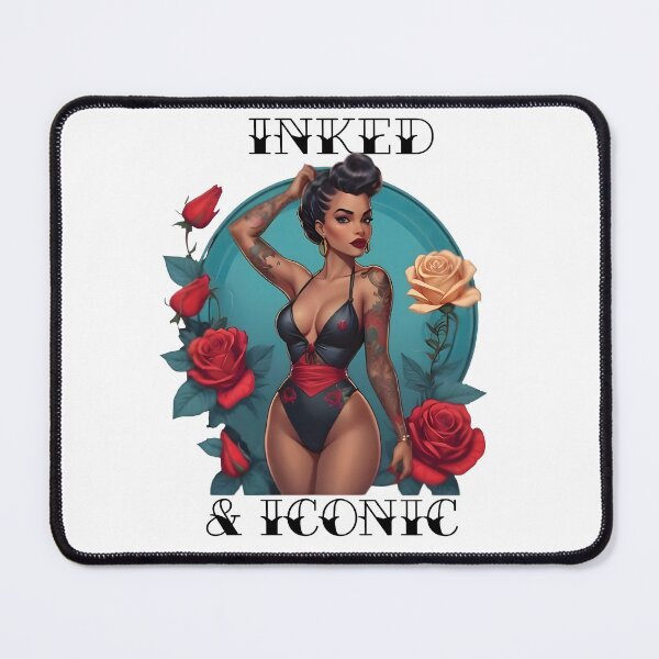 Item preview, Retro Vintage Pinup Woman Girl for Tattoo Lovers designed and sold by Apotheosis by Irie Meraki.