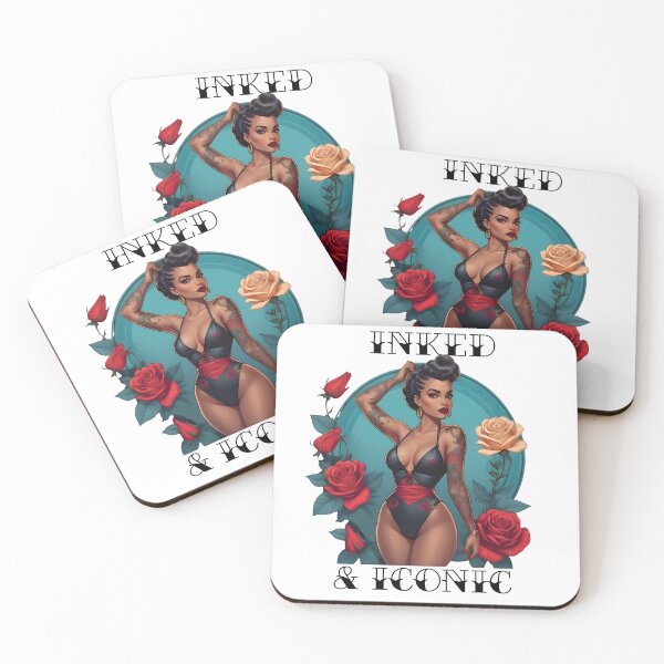 Item preview, Retro Vintage Pinup Woman Girl for Tattoo Lovers designed and sold by Apotheosis by Irie Meraki.