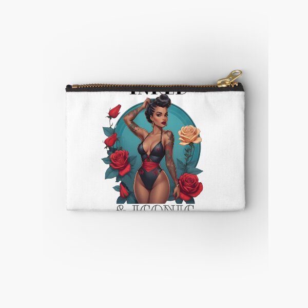 Item preview, Retro Vintage Pinup Woman Girl for Tattoo Lovers designed and sold by Apotheosis by Irie Meraki.