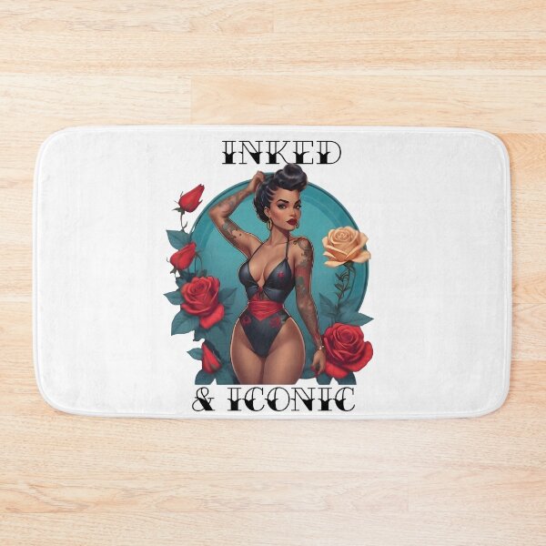 Item preview, Retro Vintage Pinup Woman Girl for Tattoo Lovers designed and sold by Apotheosis by Irie Meraki.