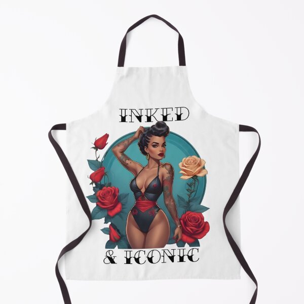 Item preview, Retro Vintage Pinup Woman Girl for Tattoo Lovers designed and sold by Apotheosis by Irie Meraki.