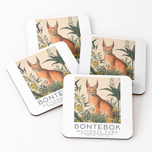 Item preview, A Vintage Illustration of Bontebok National Park - South Africa designed and sold by GoodOldVintage.