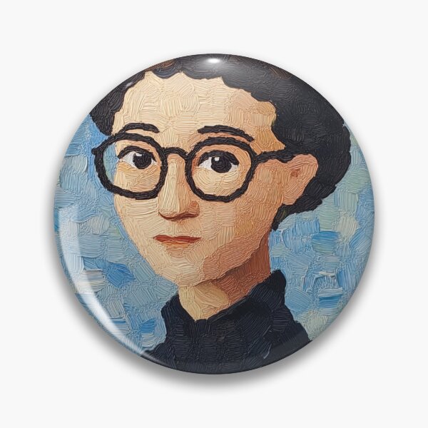 Item preview, Emmy Noether | Post-impressionist painting style designed and sold by ComicsFactory.