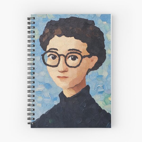 Item preview, Emmy Noether | Post-impressionist painting style designed and sold by ComicsFactory.