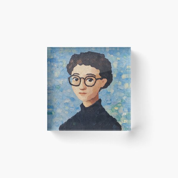 Item preview, Emmy Noether | Post-impressionist painting style designed and sold by ComicsFactory.