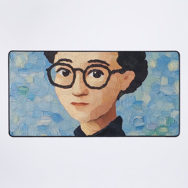 Item preview, Emmy Noether | Post-impressionist painting style designed and sold by ComicsFactory.