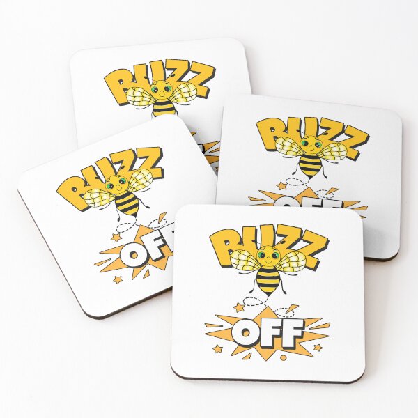 Item preview,  Buzz Off Cute Bee Funny Sayings designed and sold by Sartoris Art.