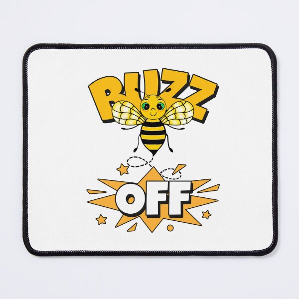 Item preview, Buzz Off Cute Bee Funny Sayings designed and sold by Sartoris Art.