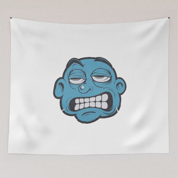 Item preview, Blue Face No.2 designed and sold by Gentle40Winks.